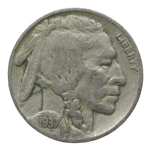 1937-P Circulated Buffalo Nickel In Good - Fine Condition - Collectible Craze America