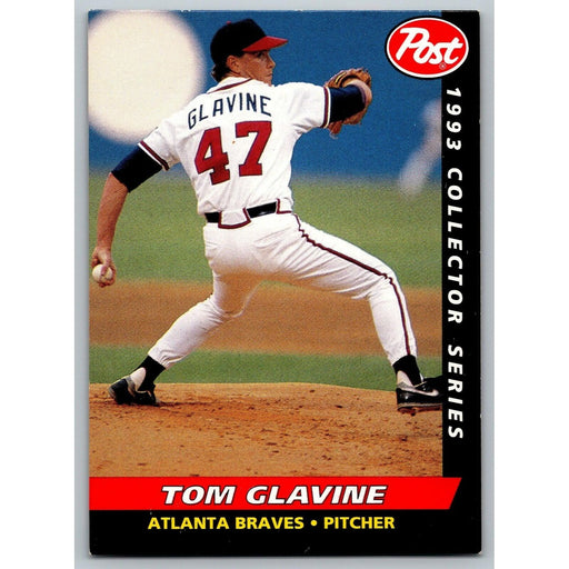 1993 Post Cereal Tom Glavine Atlanta Braves #21 Insert - Collectible Craze America