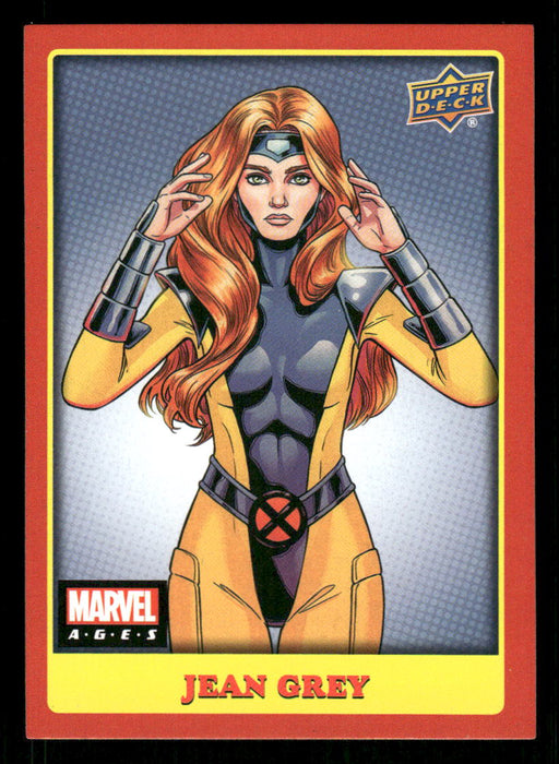 Jean Grey 2020 Upper Deck Marvel Ages Base Front of Card