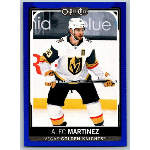2021-22 O-Pee-Chee #120 Alec Martinez Vegas Golden Knights Blue Parallel - Collectible Craze America