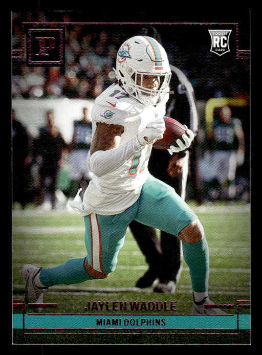 Jaylen Waddle 2021 Panini Chronicles Football Panini Pink Front of Card