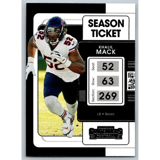 2021 Panini Contenders NFL Khalil Mack Chicago Bears #16 - Collectible Craze America