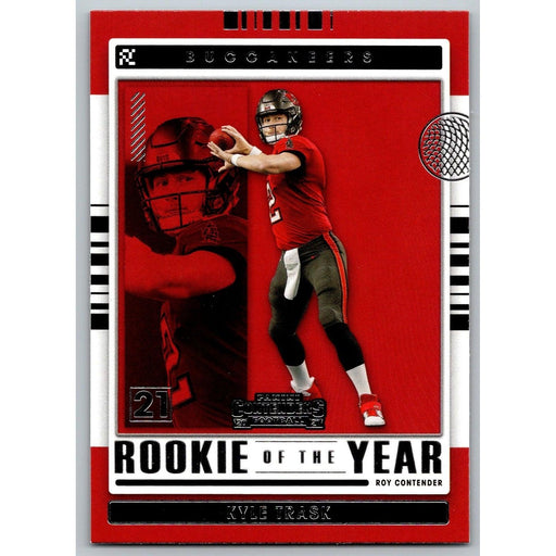 2021 Panini Contenders NFL Kyle Trask RC Tampa Bay Buccaneers #ROY-KTR Insert - Collectible Craze America