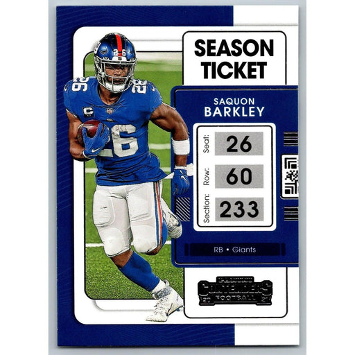 2021 Panini Contenders NFL Saquon Barkley New York Giants #74 - Collectible Craze America