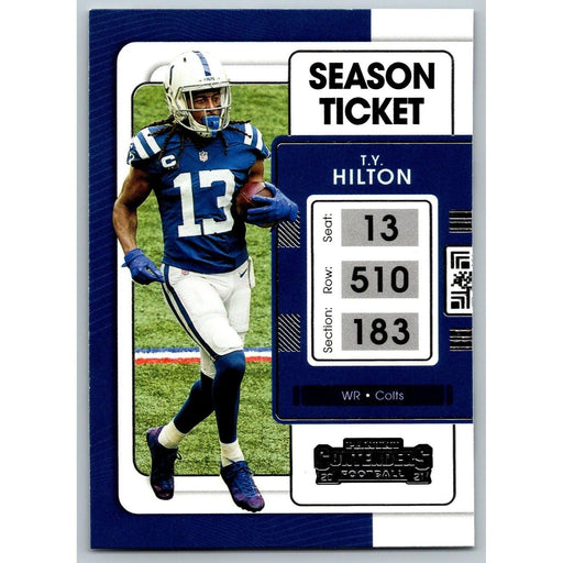 2021 Panini Contenders NFL T.Y. Hilton Indianapolis Colts #42 - Collectible Craze America