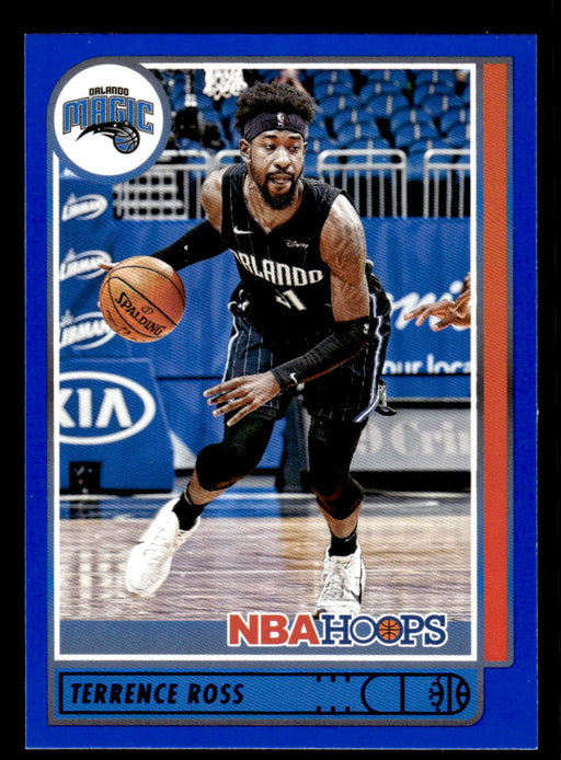 Terrence Ross 2021 Panini NBA Hoops Blue Front of Card