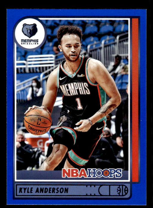 Kyle Anderson 2021 Panini NBA Hoops Blue Front of Card