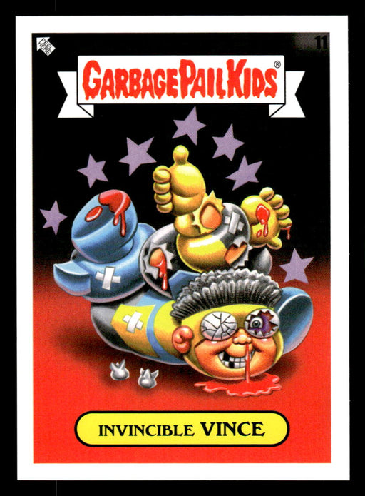 Invincible VINCE 2022 Topps Garbage Pail Kids Bookworms Gross Adaptations Front of Card