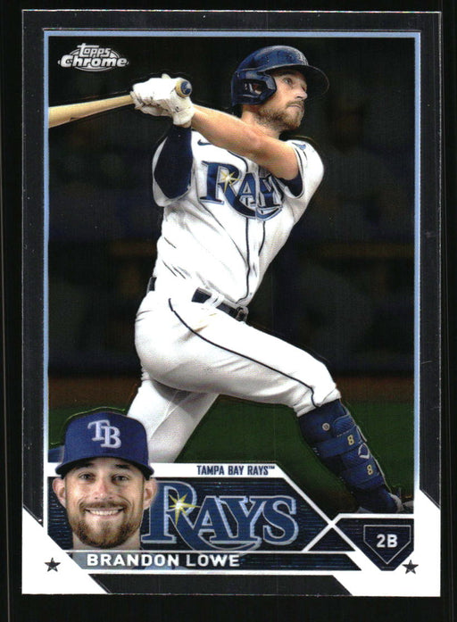 Brandon Lowe 2023 Topps Chrome Front of Card