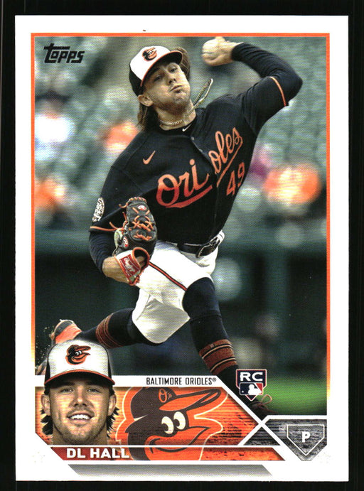 DL Hall 2023 Topps Series 2 Front of Card