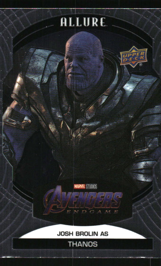Josh Brolin as Thanos 2022 Upper Deck Marvel Allure Front of Card