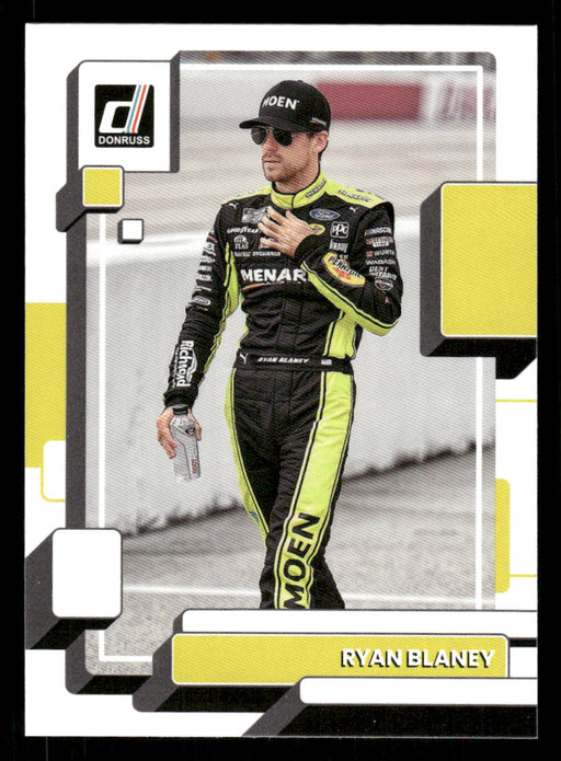 Ryan Blaney 2023 Panini Donruss Racing Drivers Base Front of Card