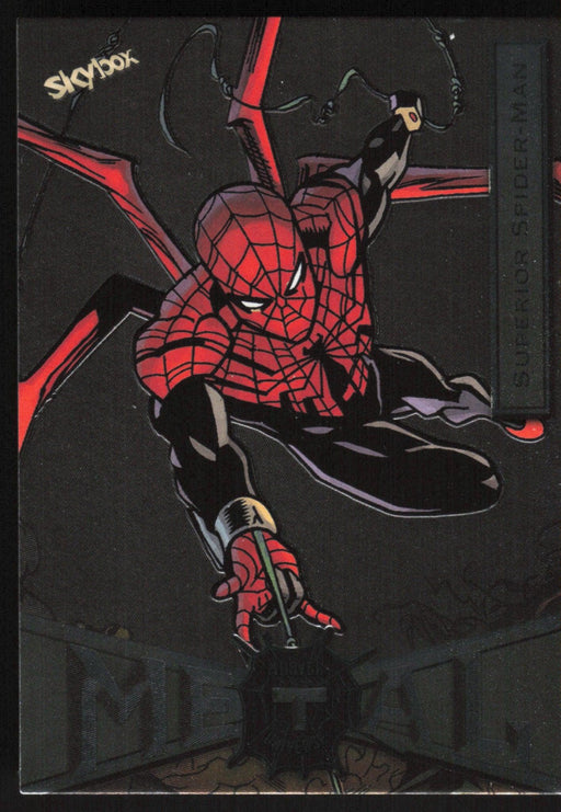 Superior Spider-Man 2021 Upper Deck Skybox Spider-Man Marvel Metal Universe # 88 Base - Collectible Craze America