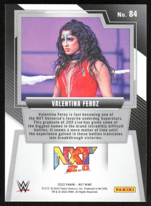 Valentina Feroz 2022 Panini NXT WWE # 84 RC Base NXT 2.0 - Collectible Craze America