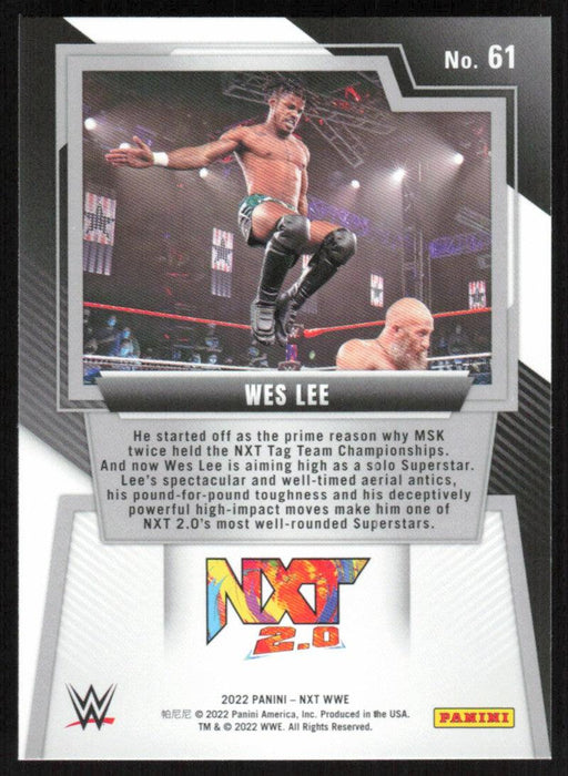 Wes Lee 2022 Panini NXT WWE # 61 Base NXT 2.0 - Collectible Craze America