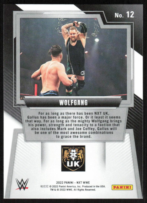 Wolfgang 2022 Panini NXT WWE # 12 Base NXT UK - Collectible Craze America