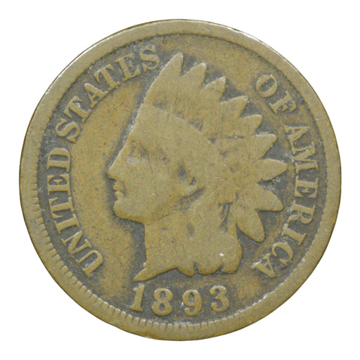 1893 U.S. Indian Head Cent 1c Nice Penny Copper - Collectible Craze America