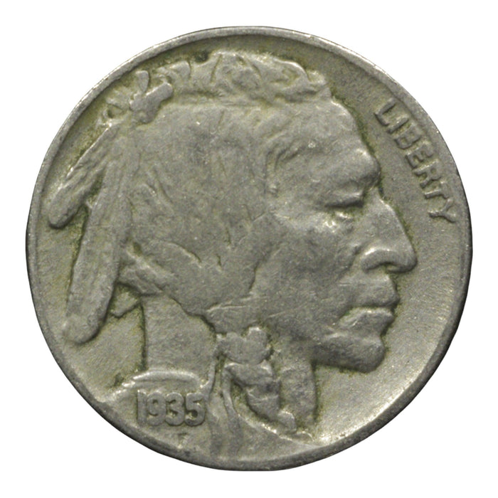1935-P Circulated Buffalo Nickel In Good - Fine Condition - Collectible Craze America