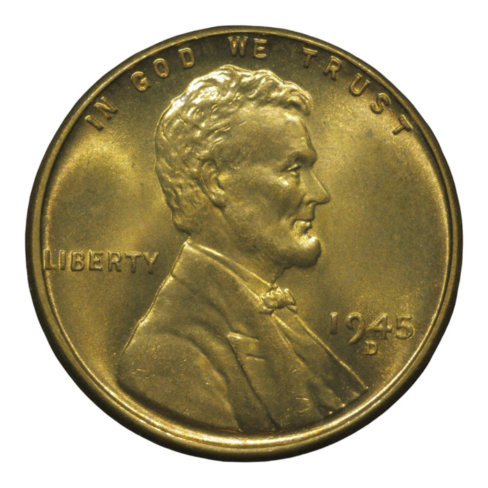 1945-D Lincoln Memorial Cent Penny Superb Gem BU - Collectible Craze America