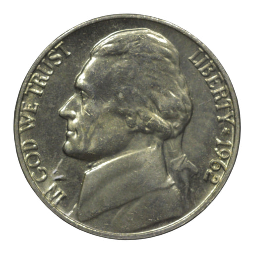 1962-P Jefferson Nickel 5 Cent Piece Brilliant Uncirculated BU Mint State - Collectible Craze America