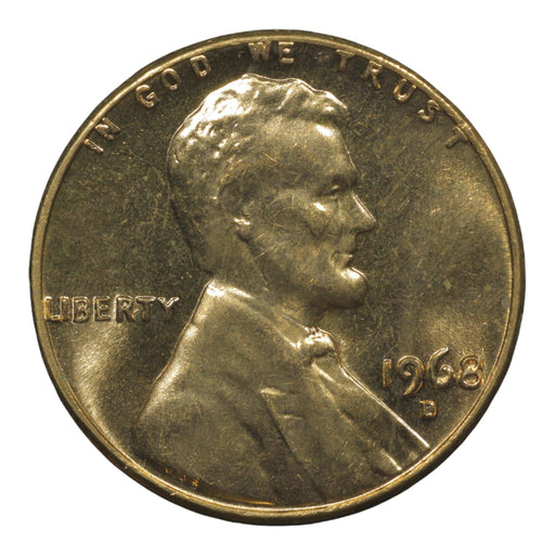 1968-D Lincoln Memorial Cent Brilliant Uncirculated BU - Collectible Craze America