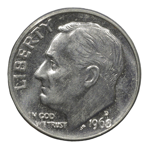 1968-D Roosevelt Dime BU Uncirculated Mint State 10c US Coin Collectible - Collectible Craze America