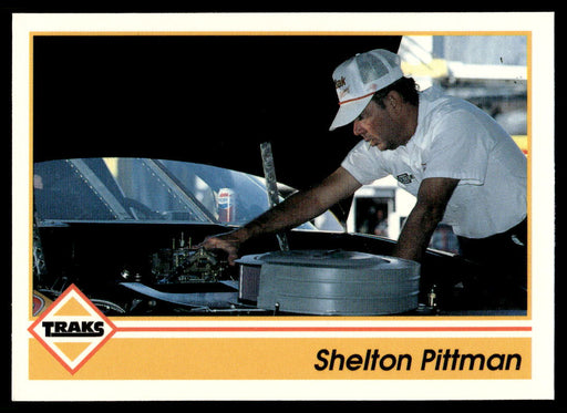 Shelton Pittman 1992 Traks Base Front of Card