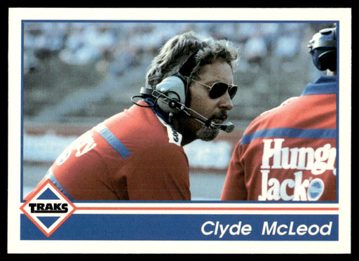 Clyde McLeod 1992 Traks Base Front of Card