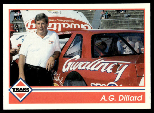 AG Dillard 1992 Traks Base Front of Card