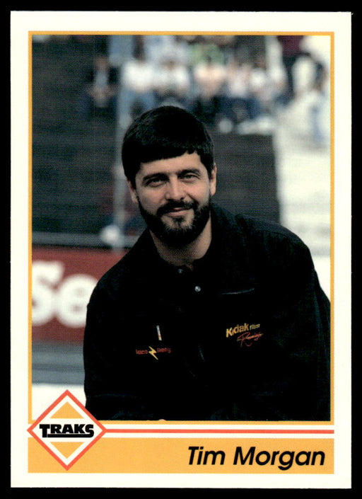 Tim Morgan 1992 Traks Base Front of Card