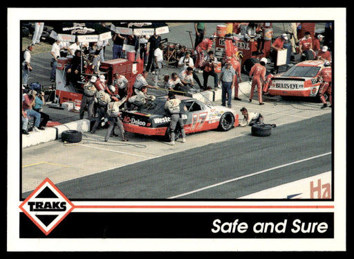 Safe and Sure 1992 Traks Base Front of Card