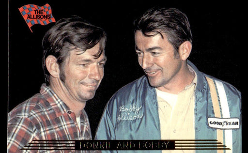 Donnie and Bobby Allison 1993 Action Packed Base Front of Card