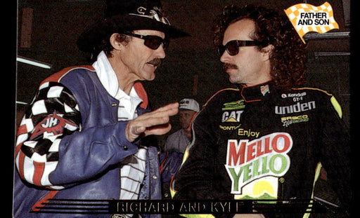 Richard and Kyle Petty 1993 Action Packed Base Front of Card