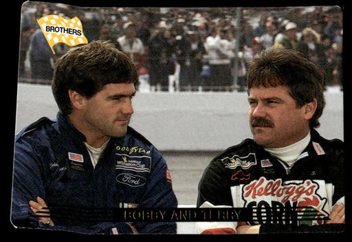 Bobby and Terry Labonte 1993 Action Packed Base Front of Card