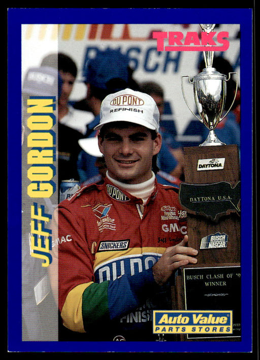Jeff Gordon 1994 Traks Auto Value Parts Stores Collector Cards Base Front of Card
