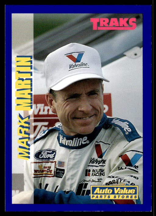Mark Martin 1994 Traks Auto Value Parts Stores Collector Cards Base Front of Card