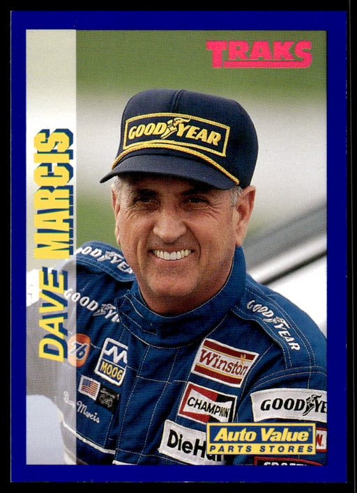 Dave Marcis 1994 Traks Auto Value Parts Stores Collector Cards Base Front of Card