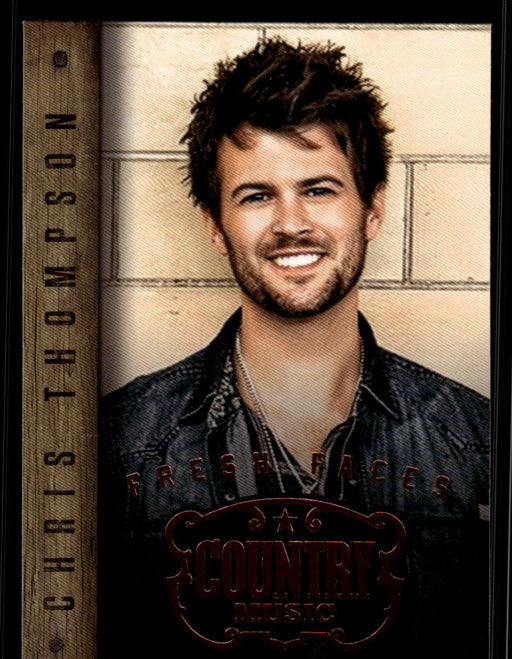 Chris Thompson 2014 Panini Country Music Front of Card