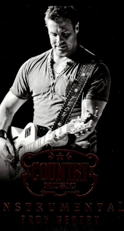 Troy Gentry 2014 Panini Country Music Front of Card