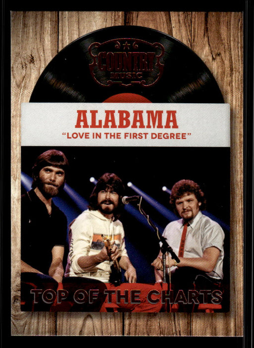Alabama 2014 Panini Country Music Front of Card