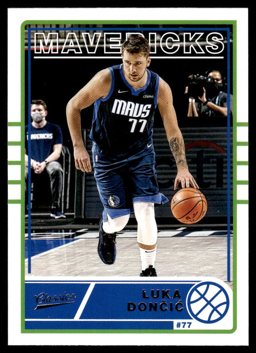 Luka Doncic 2020 Panini Chronicles Basketball Classics Front of Card