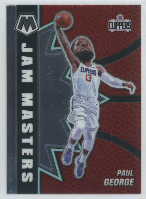 2020 Panini Mosaic # 8 Paul George Jam Masters Los Angeles Clippers - Collectible Craze America