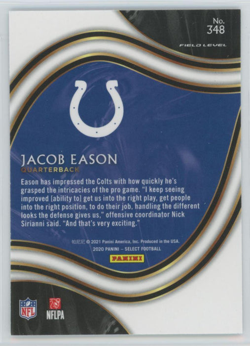 2020 Panini Select Football # 348 Jacob Eason RC Indianapolis Colts - Collectible Craze America