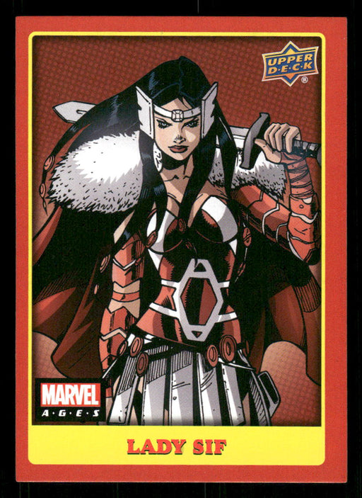 Lady Sif 2020 Upper Deck Marvel Ages Base Front of Card