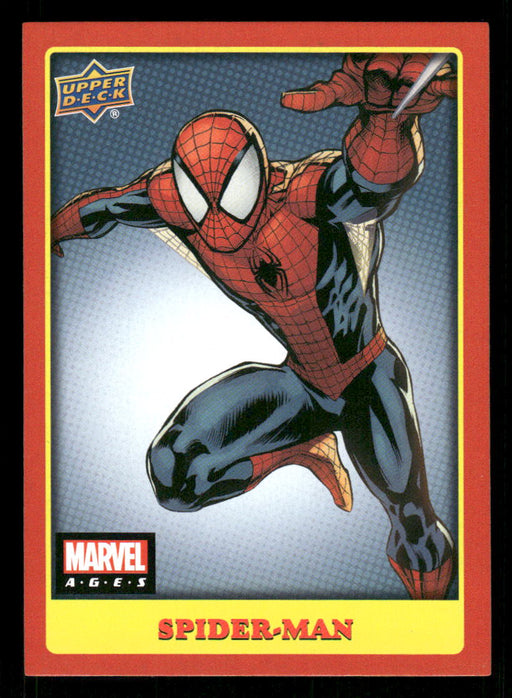 Spider-Man 2020 Upper Deck Marvel Ages Base Front of Card