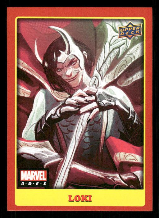 Loki 2020 Upper Deck Marvel Ages Base Front of Card