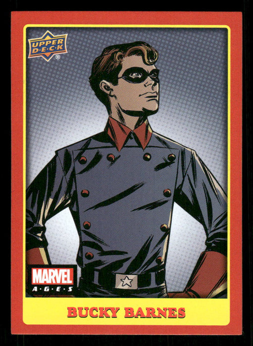 Bucky Barnes 2020 Upper Deck Marvel Ages Base Front of Card