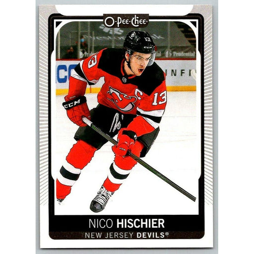 2021-22 O-Pee-Chee (Upper Deck OPC) Nico Hischier New Jersey Devils #52 - Collectible Craze America