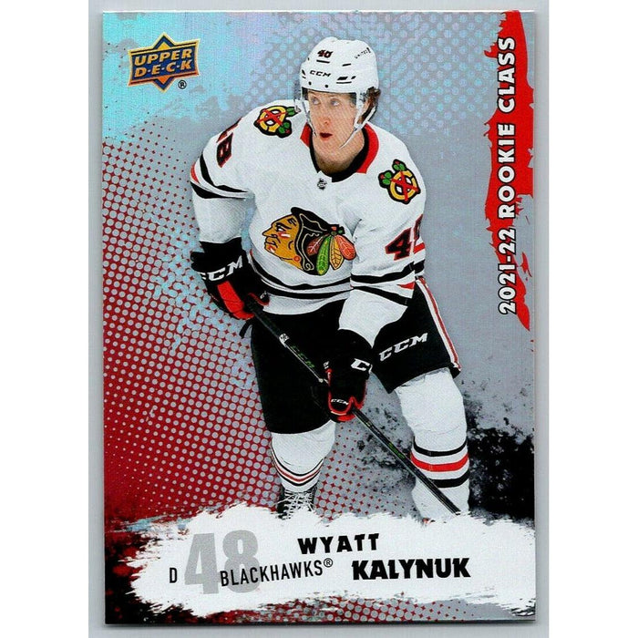 2021-22 UD Hockey Series 1 Wyatt Kalynuk RC Chicago Blackhawks #RC-10 Rookie - Collectible Craze America