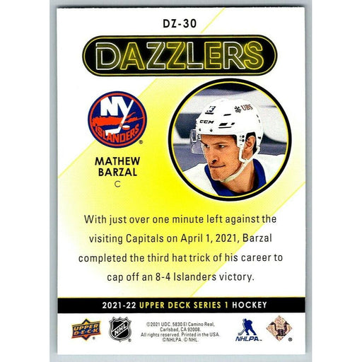 Mathew Barzal Poster New York Islanders NHL Sports Print 